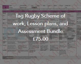 Tag Rugby schemes of work